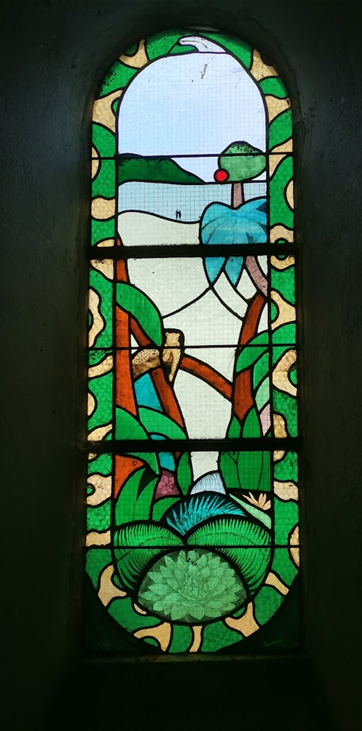 Vitrail Vert — Église de Boult-aux-Bois